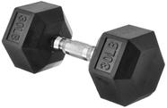 Dumbbell Amazon Basics Rubber Hex 13,6 kg para exercícios Dumbbell Amazon Basics Rubber Hex 13,6 kg para exercícios