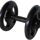 Dumbbell Emborrachado Treinamento Funcional Academia 10Kg