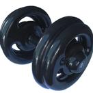 Dumbbell Emborrachado Treinamento Funcional Academia 20kg