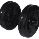 Dumbbell Emborrachado Treinamento Funcional Academia 22kg