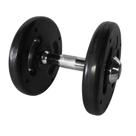 Dumbbell Injetado Com Pegada Cromada Academia Fitness 12kg Dumbbell Injetado Com Pegada Cromada Academia Fitness 12kg