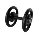 Dumbbell Pintado Pegada Emborrachada 8kg Anilhas Fitness