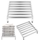 Dunnage Rack MorningRo, pacote com 2 unidades de aço inoxidável, capacidade de 450 kg