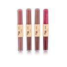 Duo Lips Batom + Gloss Kit 4 Unidades Fenzza Choco Fun