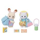 Dupla de Amiguinhos Calico Critters - Brinquedo para Caminhar