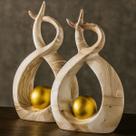 Dupla De Cerâmica Decoração Vaso Enfeite Sala Garrafa Rack Estante Mesa de Centro Dupla De Cerâmica Decoração Vaso Enfeite Sala Garrafa Rack Estante Mesa de Centro