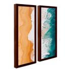 Dupla Quadro Decorativo com Moldura Flores Folhas Moderno Minimalista Sala Cozinha Lavabo 62cm Dupla Quadro Decorativo com Moldura Flores Folhas Moderno Minimalista Sala Cozinha Lavabo 62cm