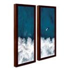 Dupla Quadro Decorativo com Moldura Folhagem Moderno Conjunto Minimalista Sala Cozinha Lavabo 62cm Dupla Quadro Decorativo com Moldura Folhagem Moderno Conjunto Minimalista Sala Cozinha Lavabo 62cm