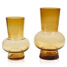 Dupla Vaso Glass Bubble Ambar