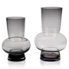 Dupla Vaso Glass Bubble Fumê