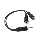 Duplicador Adaptador Áudio P2 Duplo Fêmea Fone De Ouvido
