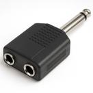 Duplicador Adaptador P10 Mono Mesa Fone Microfone