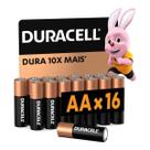 Duracell Pilha Alcalina AA Palito Com 16 Unidades 1.5v