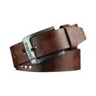 Durável vintage casual cinto de couro masculino cintos calças bandas pino fivela cintura