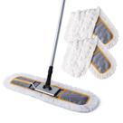 Dust Mop CLEANHOME 24 Commercial para piso com 2 almofadas cinza Dust Mop CLEANHOME 24 Commercial para piso com 2 almofadas cinza