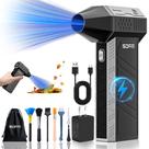 Duster de ar elétrico SDFM X3 130.000 RPM 3 velocidades Max-Black