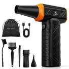 Duster de ar sem fio K&F CONCEPT 8000mAh Luz LED sem escova Duster de ar sem fio K&F CONCEPT 8000mAh Luz LED sem escova