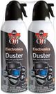 Duster de gás comprimido Dust-Off descartável de 300 ml - pacote com 2