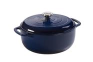 Dutch Oven Lodge 6 litros de ferro fundido esmaltado, cor índigo