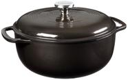 Dutch Oven Lodge 6 litros de ferro fundido esmaltado Midnight Chrome