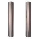 Duto 6 Polegadas Inox 304 Escovado Kit 2 Metros - Lareiras