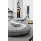 Duto Alumínio 100mm Flexível P/ Coifa Aquecedor (3M)