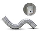Duto Alumínio Semi Flexível 3 Metros 60mm Para Aquecedor E Exaustor