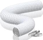 Duto de ventilação flexível de alumínio em PVC Hon & Guan de 10 cm x 2,5 m Duto de ventilação flexível de alumínio em PVC Hon & Guan de 10 cm x 2,5 m