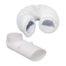 Duto Defletor + Mangueira Secadora Brastemp Ative Original Bsi24 Bsr20 Bsr24 Bsi10 Bsr10 Bsx10