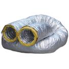 Duto Flexível Aluminizado Com Isolamento 5 Pol. 131mm Rolo Com 6 Metros