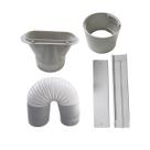 Duto Poliéster 125mm 130mm 2m Régua Adaptador Kit P/ Ar-Condicionado Portátil Duto Poliéster 125mm 130mm 2m Régua Adaptador Kit P/ Ar-Condicionado Portátil