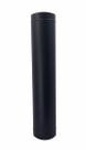 Duto preto para chaminé de 130 mm de diâmetro com 60 cm de altura