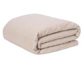 Duvet Grani Bege Avelã 200 Fios Solteiro