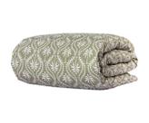 Duvet Palmeiras Oliva 200 Fios Solteiro