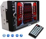 Dvd 2 Din Central Multimídia Universal Mp5 Câmera Bt Espelhamento