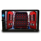 Dvd 2 Din Multimidia Bluetooth Usb Sd Tela 7 Hd Espelhamento