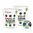 DVD-R SmartBuy 4,7GB (16x) - Pacote com 200 Unidades - Prata Brilhante