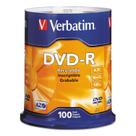 DVD-R Verbatim AZO Dye 4,7GB 16X - Pacote com 100 Unidades