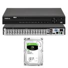Dvr 32 Canais Mhdx Multi hd 1232 H265 Intelbras c/Hd 3TB