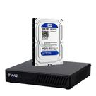 Dvr 4 canais + hd500gb 6x1 1080p full hd face detect twg