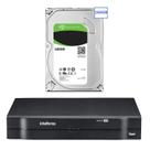Dvr gravador 4 canais mhdx Full hd intelbras + hd 160gb