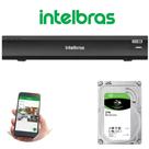 Dvr Imhdx 3004 Gravador Digital 4 Canais Full Hd Intelbras + hd 2TB