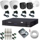 Dvr intelbras 4 canais cameras hd