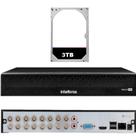 Dvr Intelbras Mhdx 1016 16 Canais Inteligência Artificial+Hd 3tb
