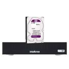 DVR MHDX 1108-C Com HD 4TB 8 Canais Multi HD Full HD Intelbras Gravador de Vídeo 1080p