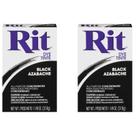 Dye Rit All-Purpose Powder Black (pacote com 2) para tecido de 1 kg