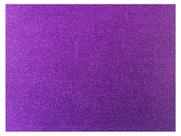 E.V.A Glitter 40 x 60 cm, Pacote Com 05 Folhas, Make+ - Violeta