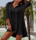 E0104-Camisa Blusa Camisão Saída Praia Plus Size C8