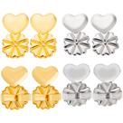 Earring Lifters POTSCOVE ajustáveis para brincos pendentes (4 pares)