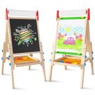 Easel Tiny Land para crianças com 2 rolos de papel de desenho de 3 a 10 anos